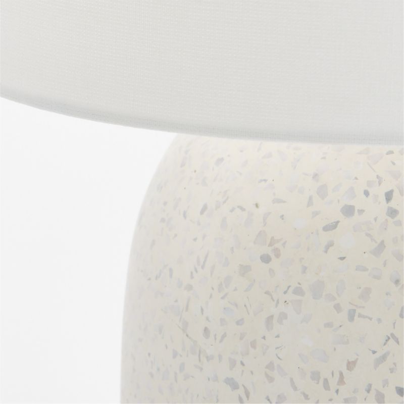 White Terrazzo Kids Table lamp - image 5 of 6