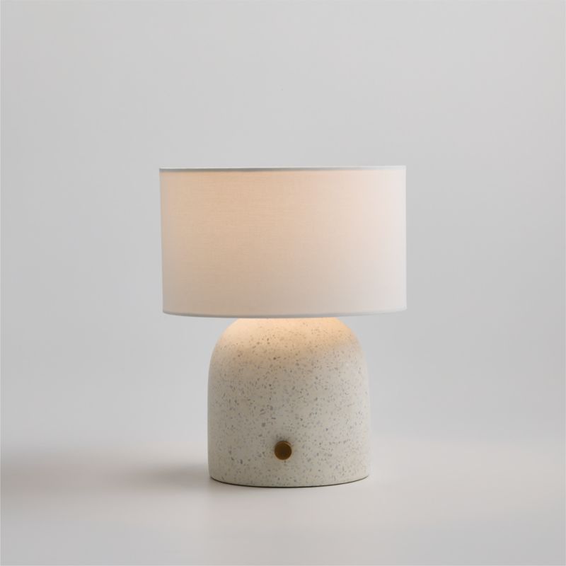 White Terrazzo Kids Table lamp - image 4 of 6