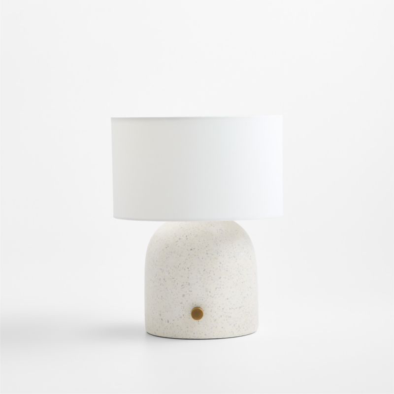 White Terrazzo Kids Table lamp - image 3 of 6