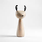 View Holiday Wooden Reindeer Decoration 11" - image 1 of 5