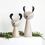 View Holiday Wooden Reindeer Decoration 11" - image 2 of 5