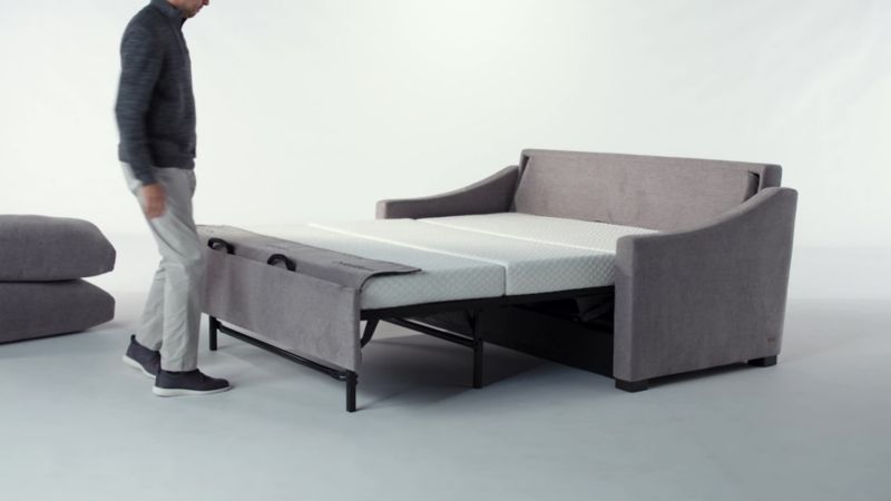 Play Fuller Slope Arm Queen Sleeper Sofa - video 1 of 1