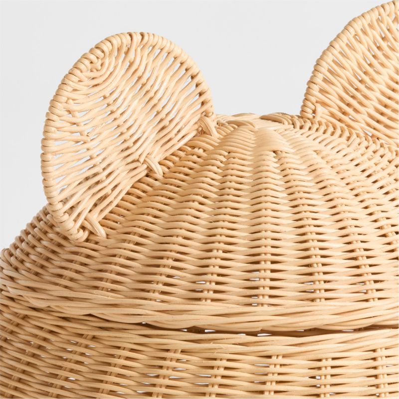 Large Wicker Bear Floor Storage Basket - image 3 of 4