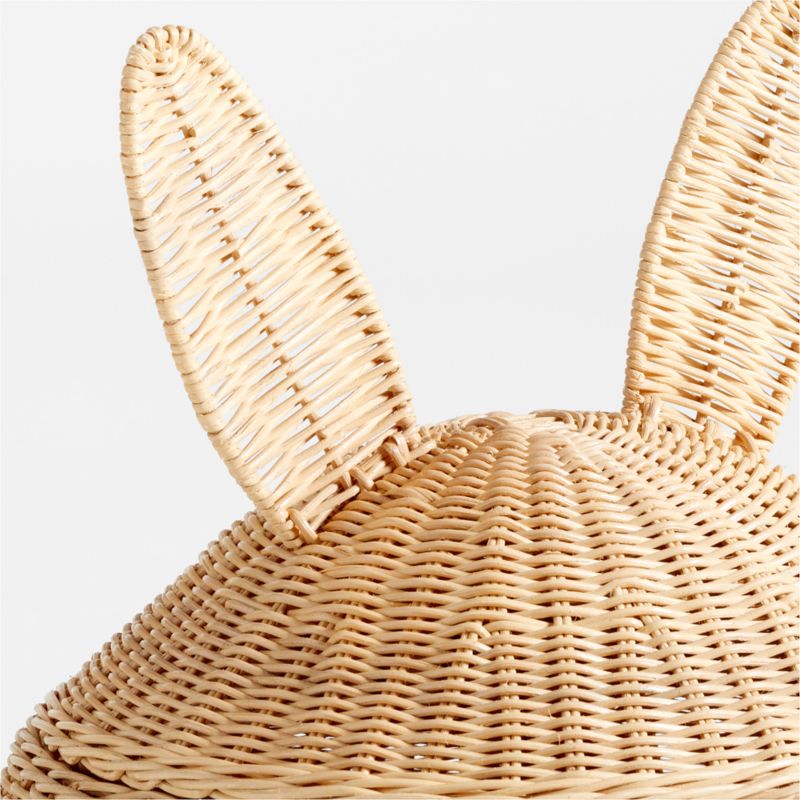 Large Wicker Bunny Floor Storage Basket - image 6 of 9