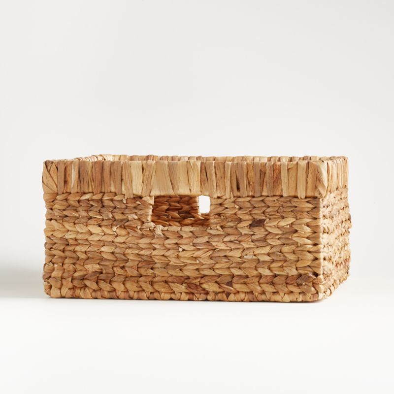 Large Natural Wicker Changing Table Basket with Handles - image 0 of 7