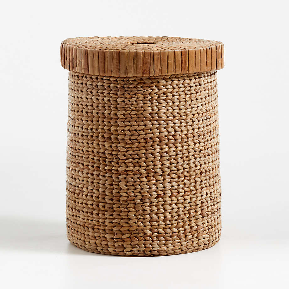 Natural Large Woven Wicker Hamper
