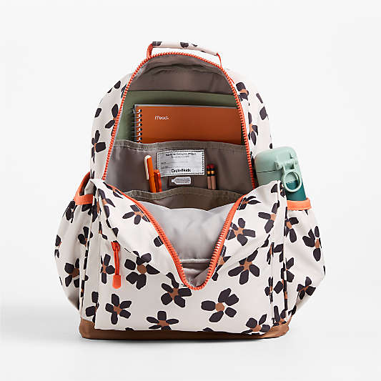 Wild Blooms Large Kids Backpack with Side Pockets