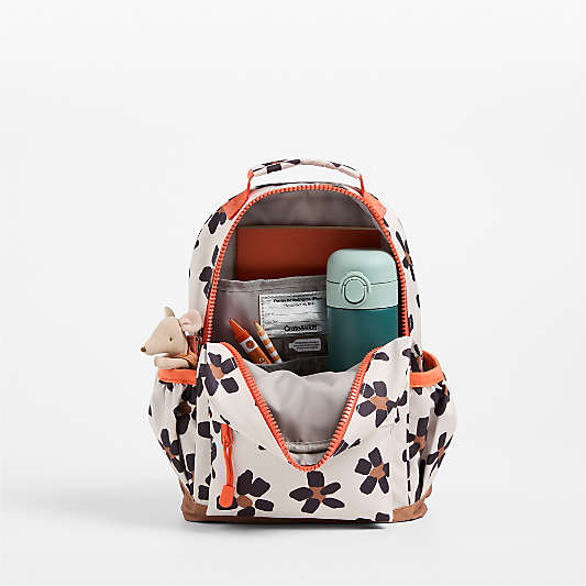 Wild Blooms Small Kids Backpack with Side Pockets