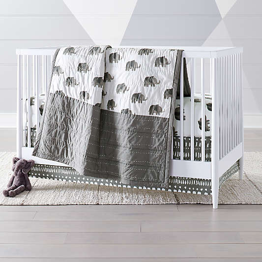 Wild Excursion Elephant Crib Bedding, 3-Piece Set