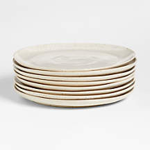 Wilder Dinner Plates, Set of 8 + Reviews | Crate & Barrel