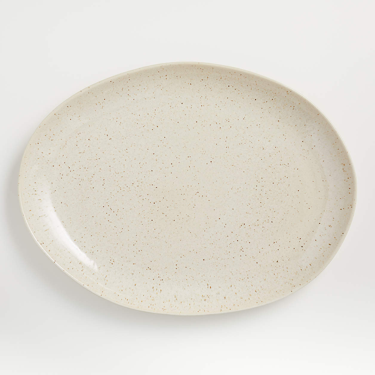 Wilder Large Oval Platter + Reviews | Crate & Barrel