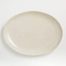 Wilder Large Oval Platter + Reviews | Crate & Barrel