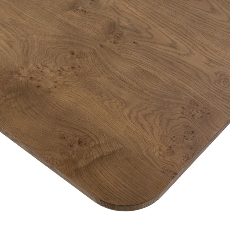 Wilfred Burl Wood 63" Rectangular Coffee Table - image 6 of 8