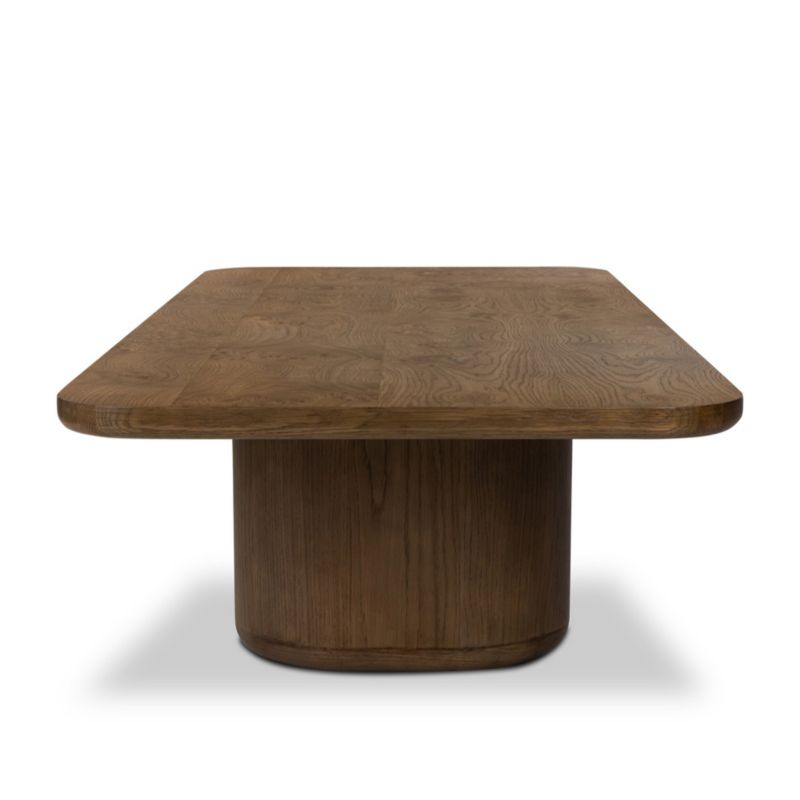 Wilfred Burl Wood 63" Rectangular Coffee Table - image 4 of 8