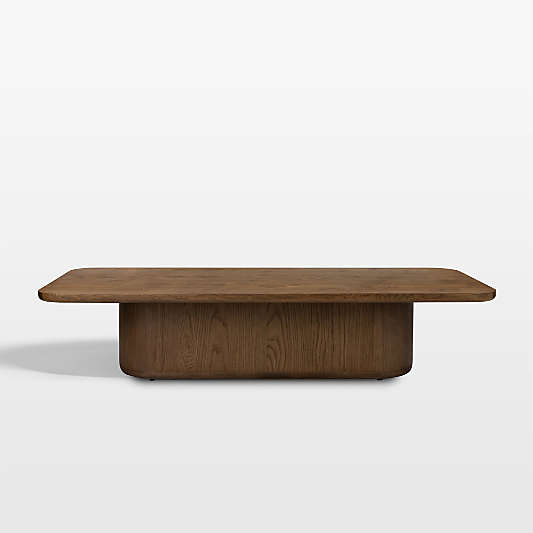 Wilfred Burl Wood 63" Rectangular Coffee Table