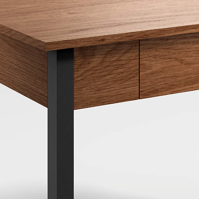 Willis Walnut Desk + Reviews | Crate & Barrel