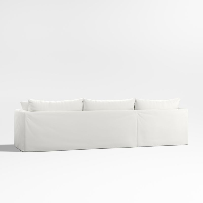 Willow II Slipcovered 2-Piece Left-Arm Chaise Sectional Sofa - image 4 of 7