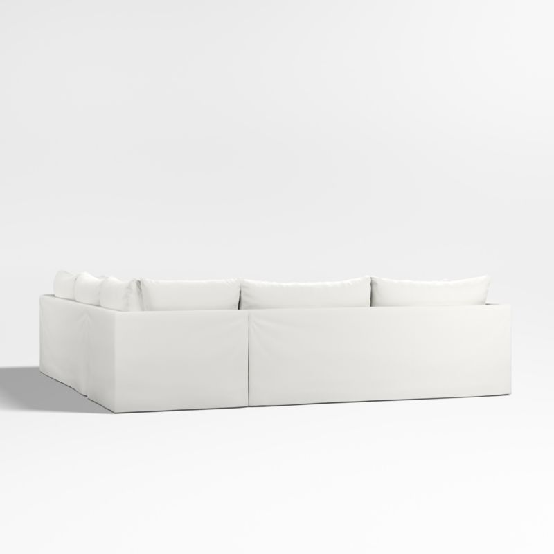 Willow II Slipcovered 3-Piece L-Shaped Sectional Sofa - image 3 of 6