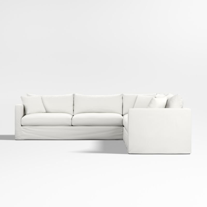 Willow II Slipcovered 3-Piece L-Shaped Sectional Sofa - image 2 of 6