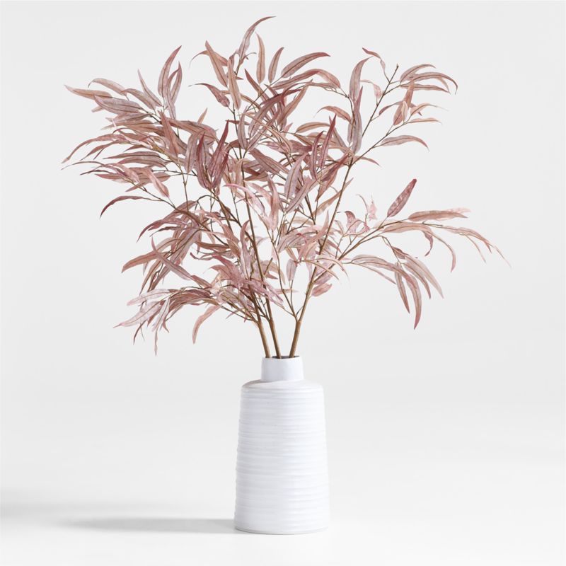 Large Faux Willow Eucalyptus Stem + Reviews | Crate & Barrel