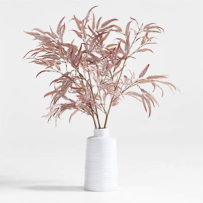 Large Faux Willow Eucalyptus Stem 60"