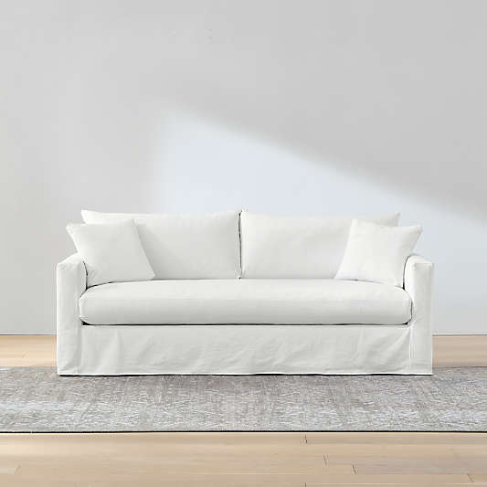 Willow II 54" Slipcovered Bench Twin Sleeper Sofa