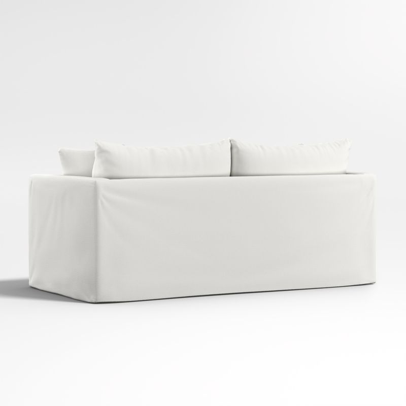 Willow II Slipcovered Bench Apartment Sofa - image 4 of 5