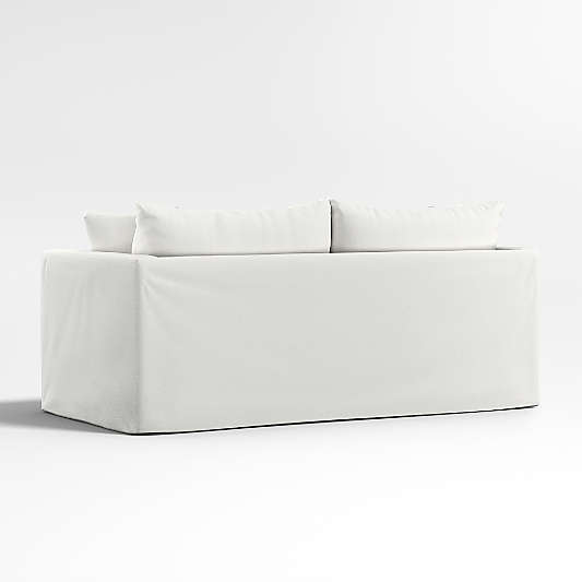 Willow II Slipcovered Bench Apartment Sofa