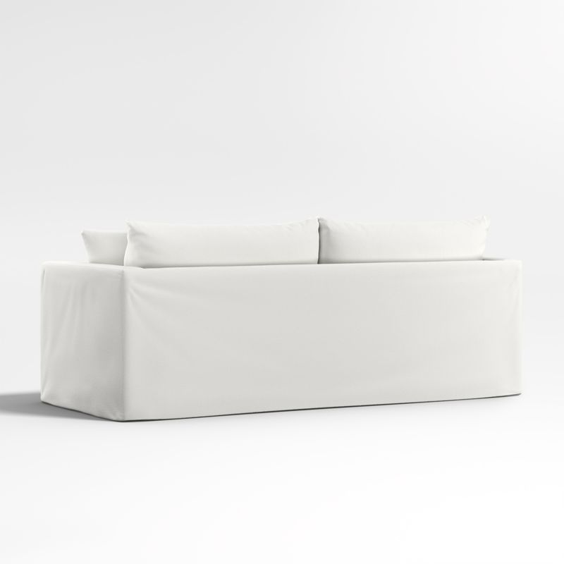 Willow II Slipcovered Bench Queen Sleeper Sofa - image 4 of 9