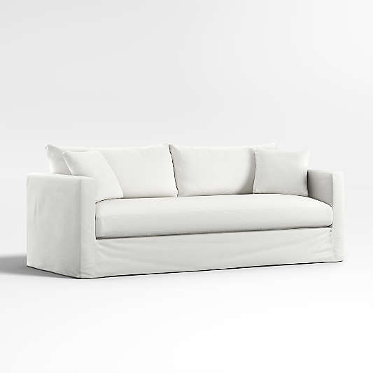 Willow II Slipcovered Bench Sofa (74"-103")