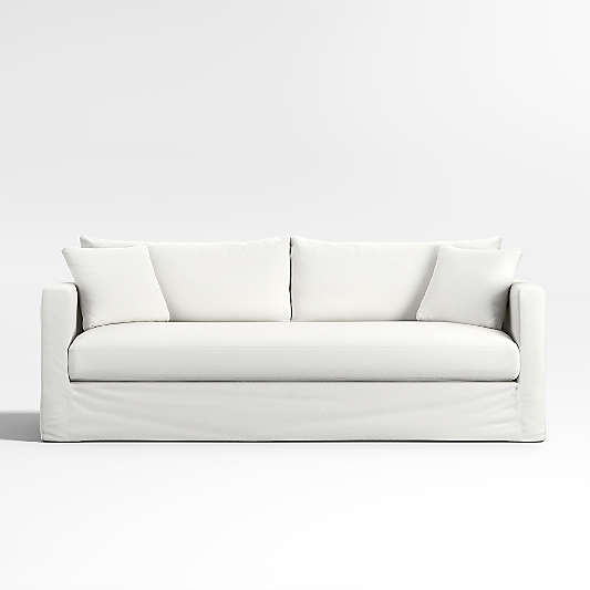 Willow II Slipcovered Bench Queen Sleeper Sofa