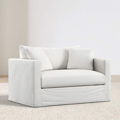 Willow II 54" Slipcovered Chair and a Half