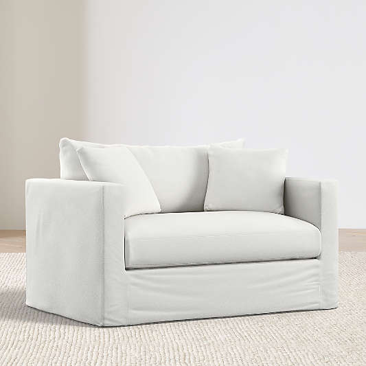 Willow II 54" Slipcovered Chair and a Half