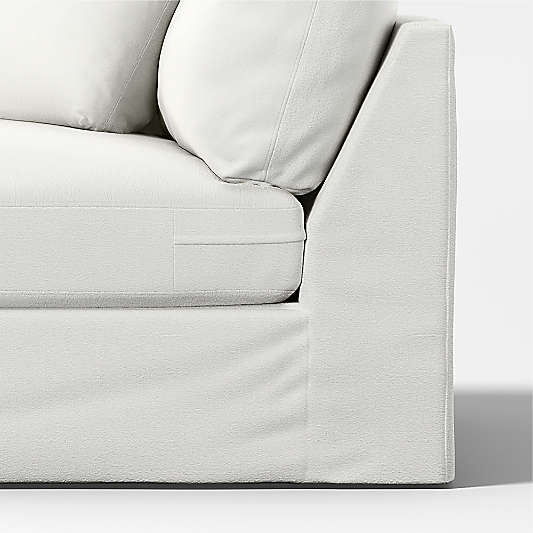 Replacement Slipcover for Willow II Left-Arm Chaise Lounge Slipcovered Sectional Piece