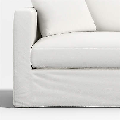 Replacement Slipcover for Willlow II Left-Arm Sofa Slipcovered Sectional Piece