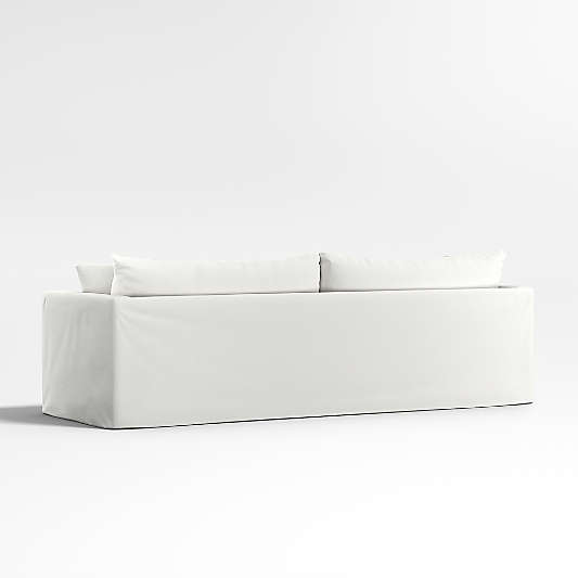 Willow II 103" Slipcovered Bench Grande Sofa