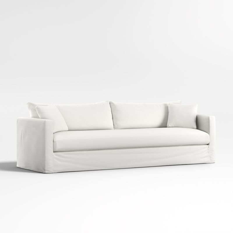 Willow II 103" Slipcovered Bench Grande Sofa - image 2 of 6