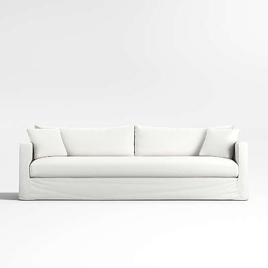 Willow II 103" Slipcovered Bench Grande Sofa