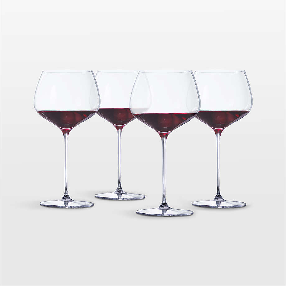 Willsberger 26-Oz. Burgundy Glasses, Set of 4 | Crate & Barrel