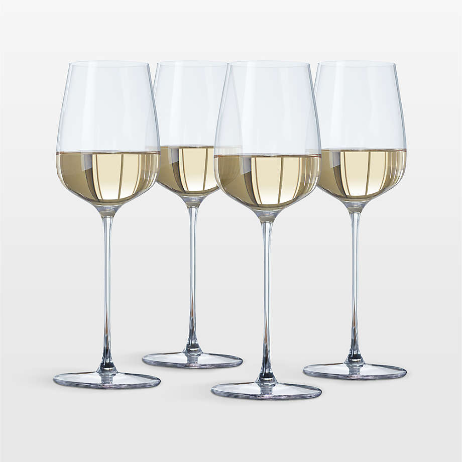Willsberger 13-Oz. White Wine Glasses, Set of 4 | Crate & Barrel
