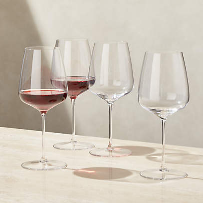 Willsberger 23-Oz. Bordeaux Wine Glasses, Set of 4 + Reviews | Crate & Barrel