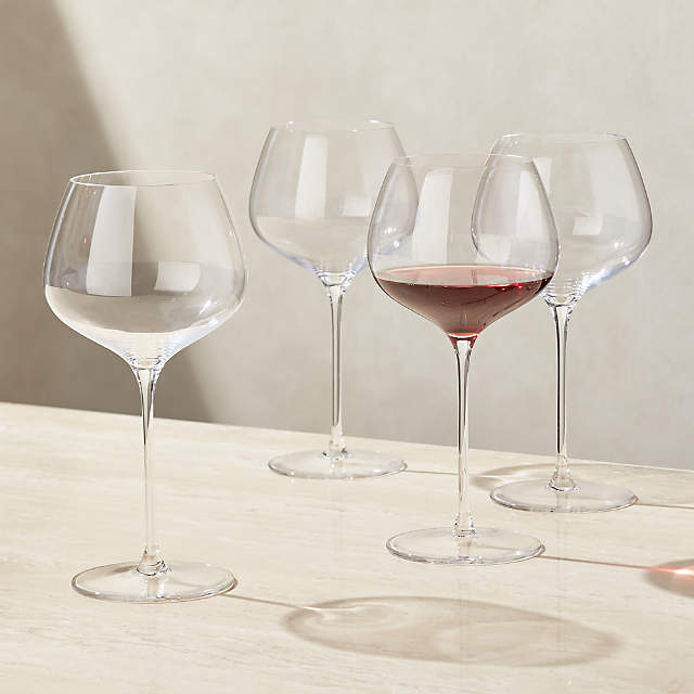 Spiegelau Willsberger Burgundy Wine Glasses Set of 4 - European-Made Crystal,  Classic Stemmed, Dishwasher Safe, Professional Quality Red Wine Glass Gift  Set - 25.6 oz 