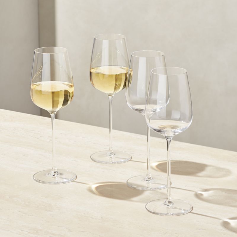 Willsberger 13Oz. White Wine Glasses, Set of 4 + Reviews Crate & Barrel