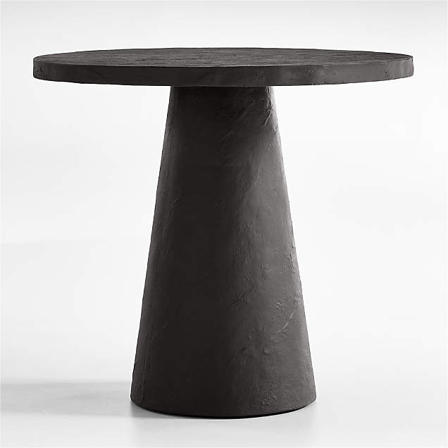 Nero Black Marble Round Accent Table + Reviews | Crate & Barrel Canada