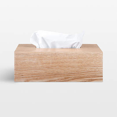 Blomus Wilo Wood Rectangular Tissue Box Cover