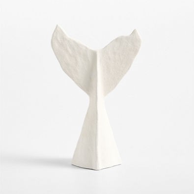 View Wiluna White Ceramic Decorative Whale Tale details