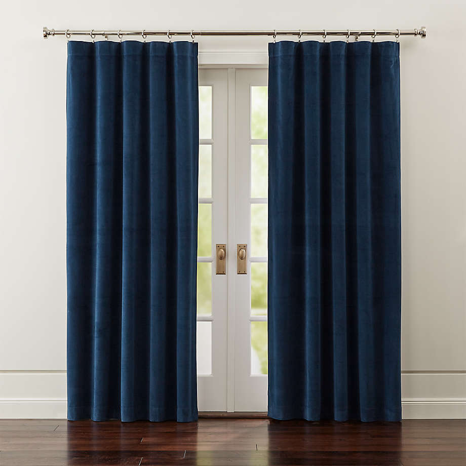 Windsor Midnight 48"x84" Curtain Panel (Open Larger View)