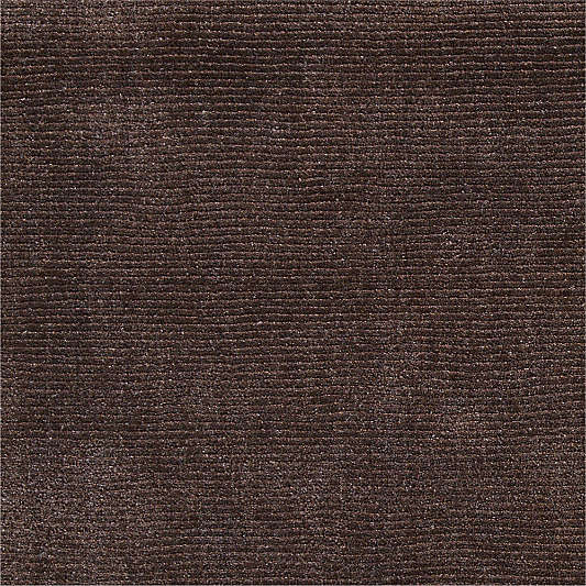 Windsor Wool Handwoven Deep Brown Area Rug