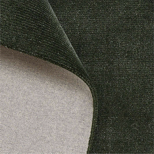 Windsor Wool Handwoven Green Rug Swatch 12"x18"