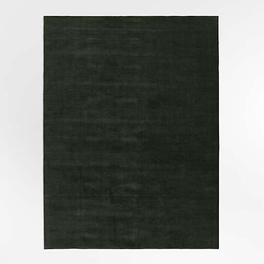 Windsor Wool Handwoven Green Rug